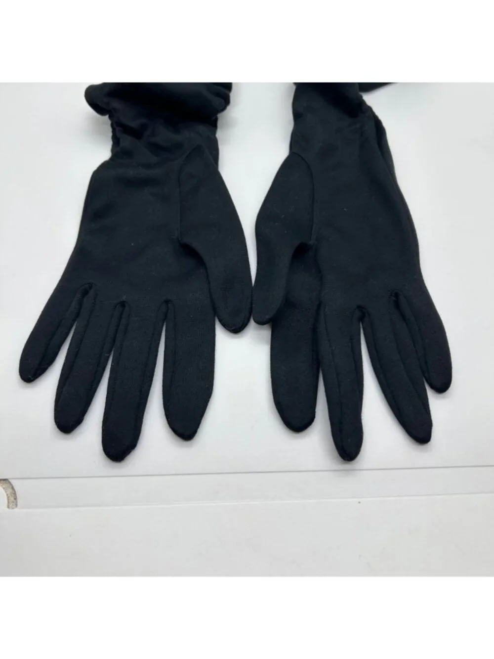 Vintage Black Opera Gloves Elbow Length Evening Wear Max Mayer West Germany SM
